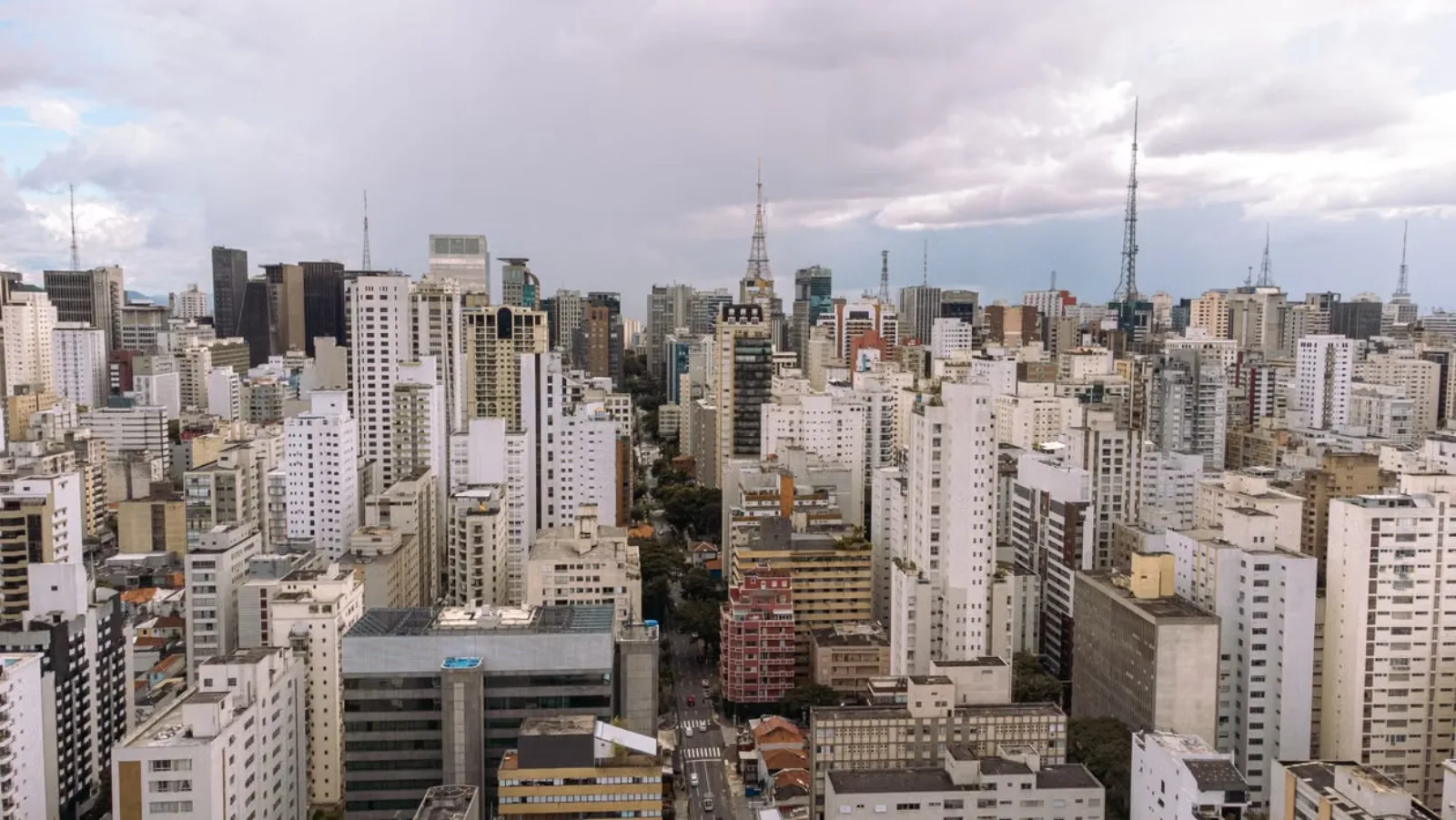 Palm-lined beach with turquoise water on the Bahia coast of Brazil