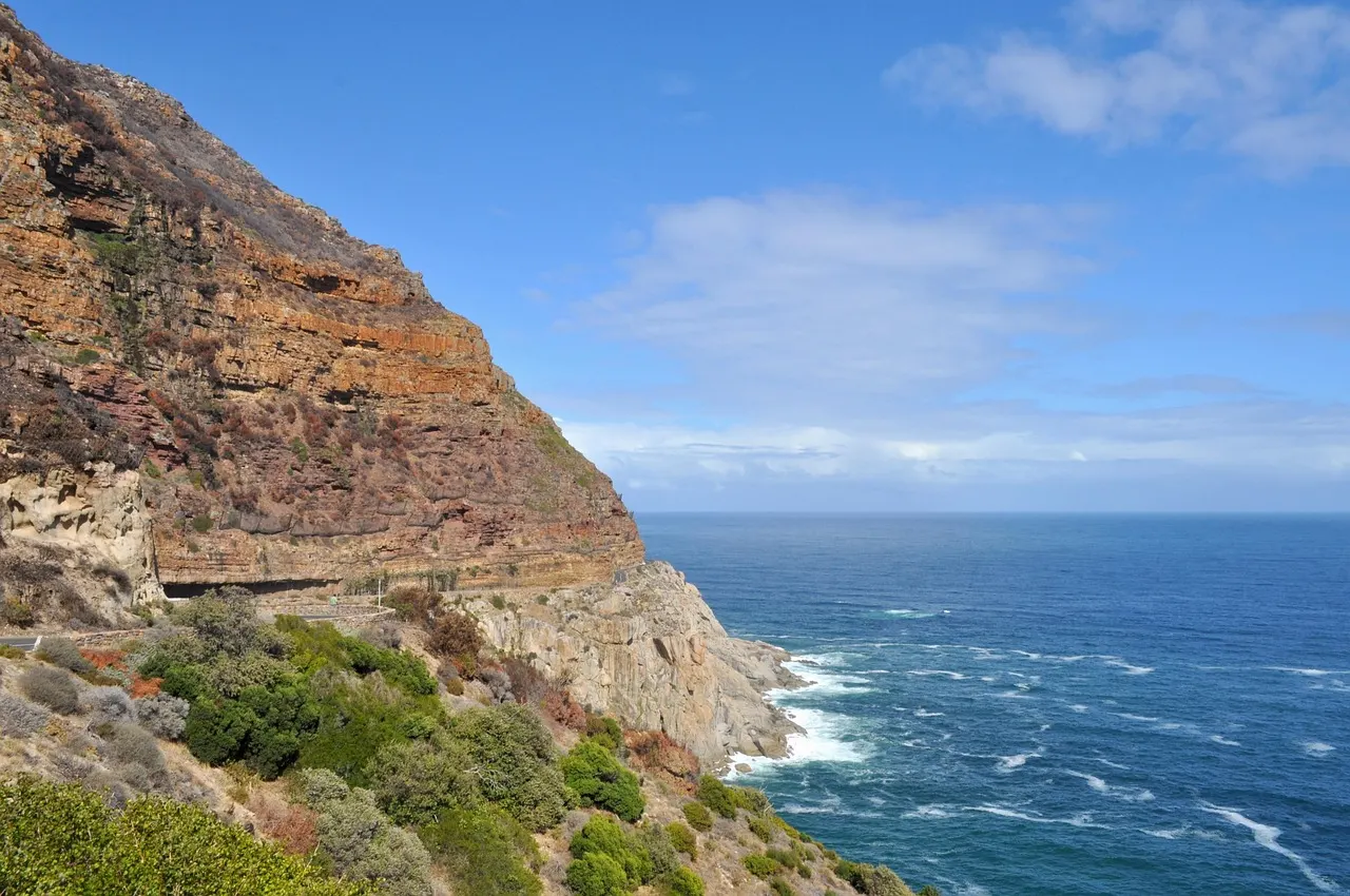 Chapman's Peak coastal cliffs and ocean views along the Cape Peninsula in South Africa