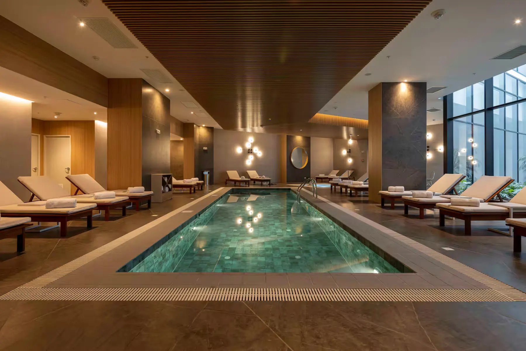 Indoor pool at Wyndham Grand Costa del Sol near Lima airport
